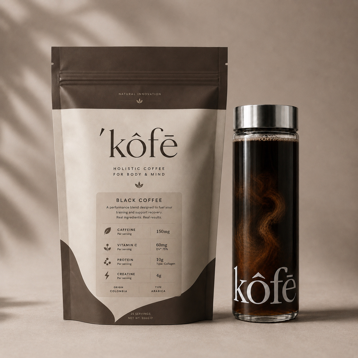 ʼkôfē Black Coffee pouch