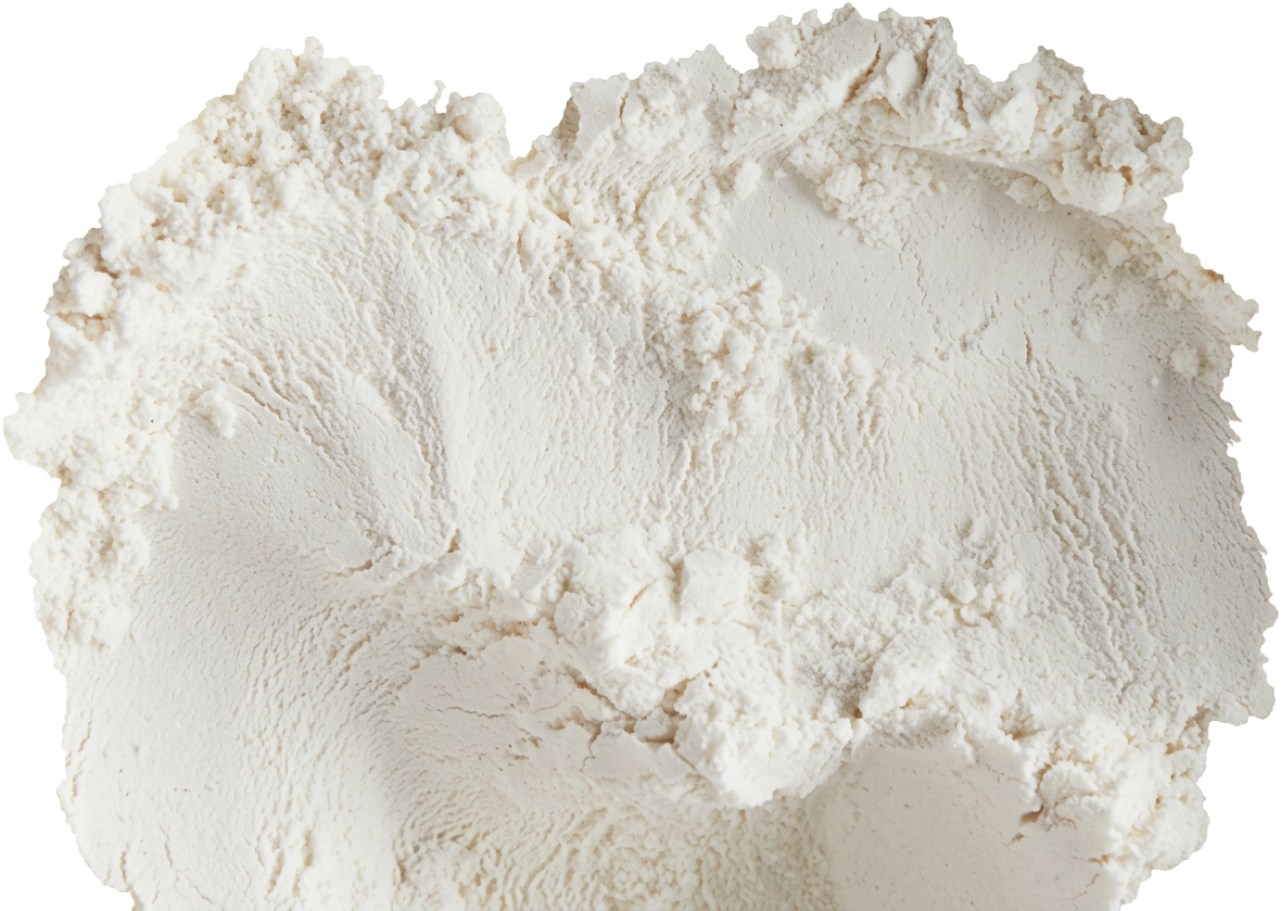 Fine white creatine monohydrate powder